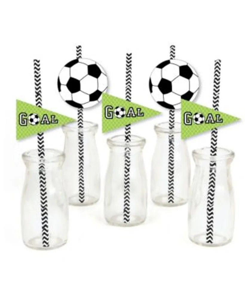 Football Straw Topper | Straw Buddy | Straw Charm | Straw Decoration