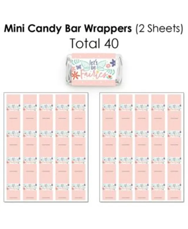 Big Dot Of Happiness Yeti to Party - Mini Candy Bar Wrapper