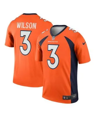 Men's Nike Russell Wilson White Denver Broncos Game Jersey