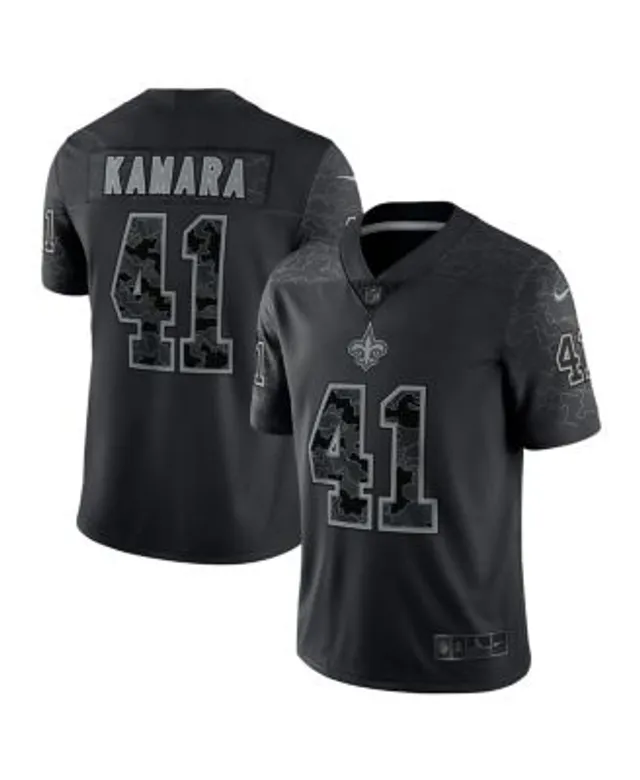 Nike Team Jersey Youth Small Alvin Kamara 41 New Orleans Saints Black Jersey