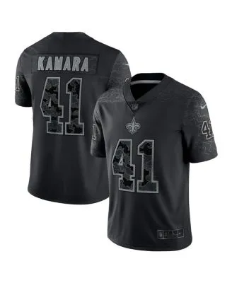 Women's Nike Alvin Kamara Gray New Orleans Saints Atmosphere Fashion Game Jersey Size: Small