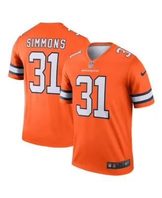 Nike Men's Nike Justin Simmons Black Denver Broncos RFLCTV Limited Jersey