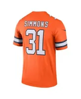 Justin Simmons Denver Broncos Nike Vapor Limited Jersey - Orange