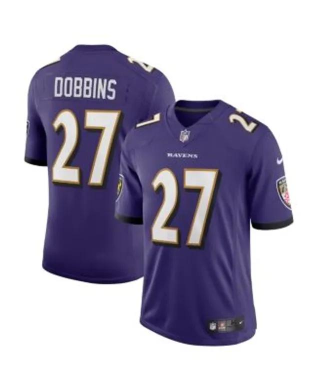 Nike Men's J.K. Dobbins Black Baltimore Ravens Game Jersey - Black