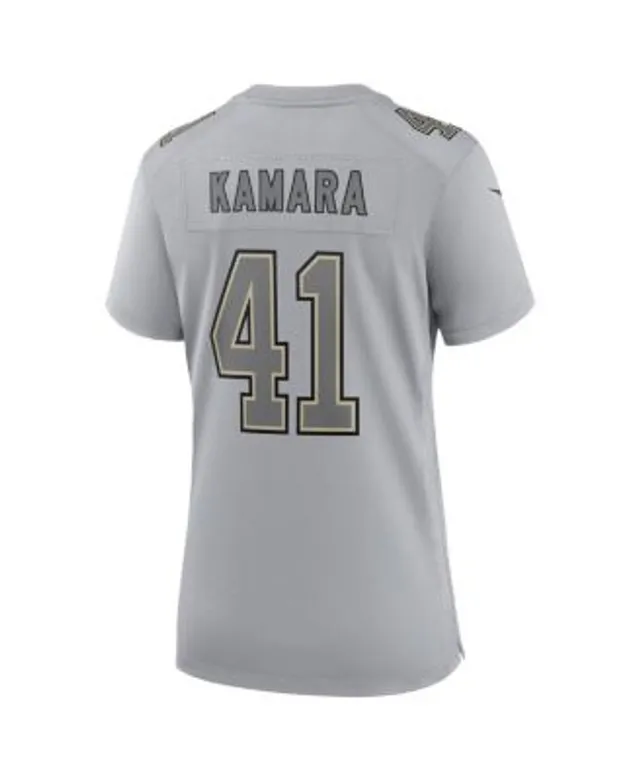 Women's Nike Alvin Kamara Gray New Orleans Saints Atmosphere Fashion Game Jersey Size: Small