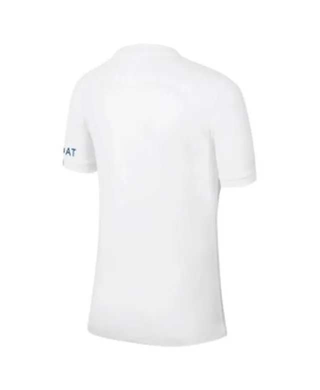 Men's Nike Lionel Messi White Paris Saint-Germain 2022/23 Third Vapor Match Authentic Player Jersey Size: Extra Large