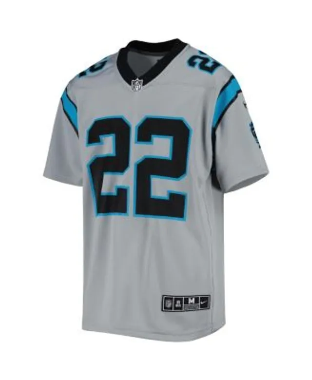 Nike Youth Boys Christian McCaffrey Gray Carolina Panthers Atmosphere Game  Jersey