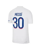 Men's Nike Lionel Messi Black Paris Saint-Germain 2021/22 Third Vapor Match  Authentic Player Jersey