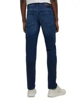 BOSS - Slim-fit jeans in blue supreme-movement denim