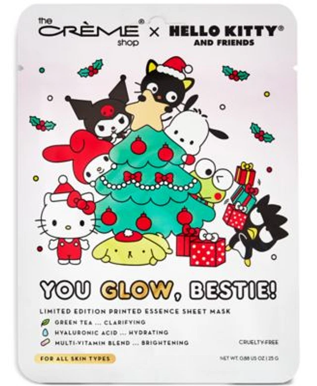 The Crème Shop X Hello Kitty & Friends You Glow, Bestie! Printed Essence  Sheet Mask, 3-Pk. | Connecticut Post Mall