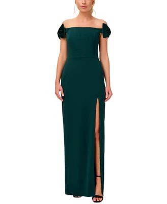 Women's Off-The-Shoulder Bow Gown