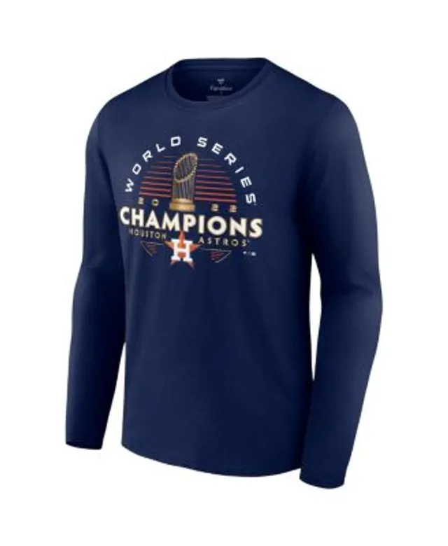 Youth Fanatics Branded Navy Houston Astros 2022 World Series Champions Signature Roster T-Shirt