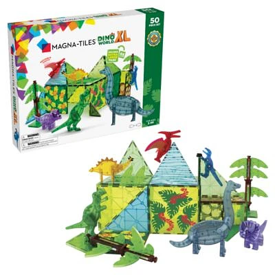 Dino World XL 50-Piece Set, Encourage Meaningful Play, Ages 3+