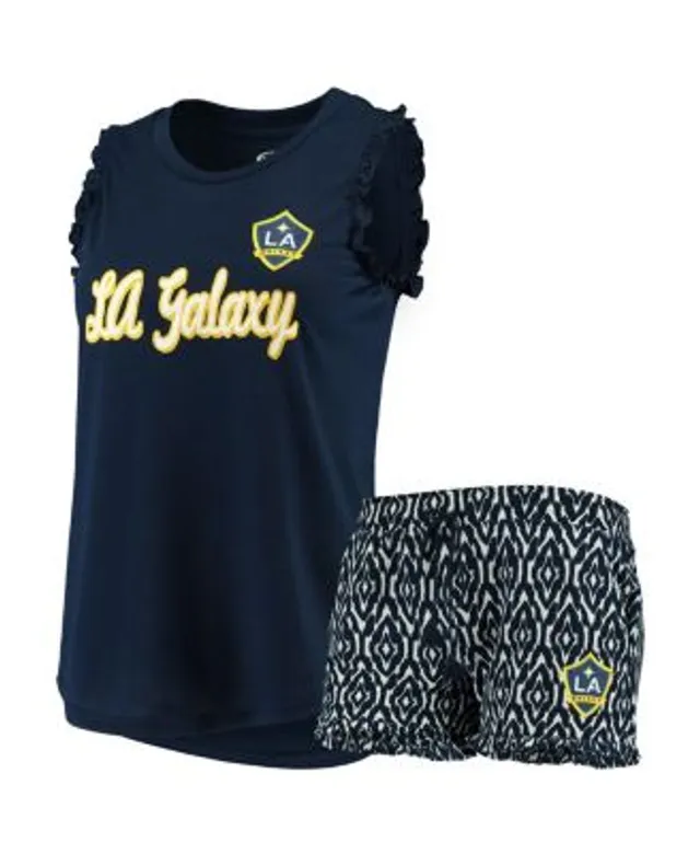 Women's New York Yankees Concepts Sport Navy/White Vigor Racerback Tank Top  & Shorts Sleep Set