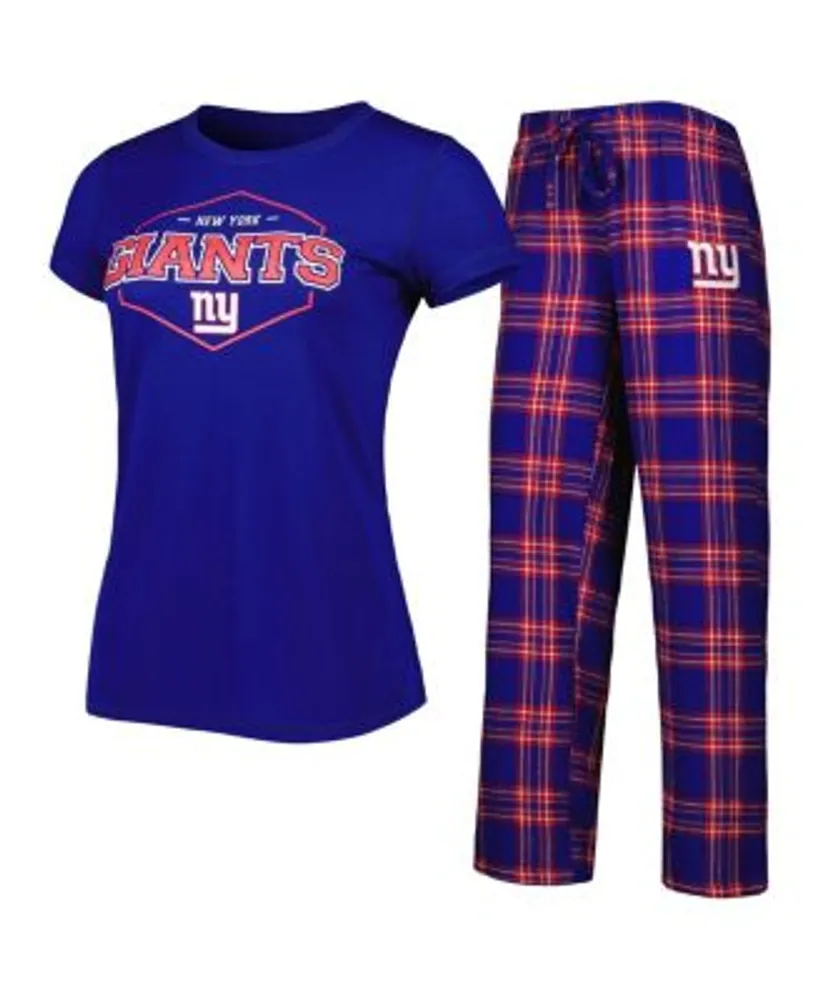 Buffalo Bills Concepts Sport Badge Top & Pants Sleep Set - Royal/Red