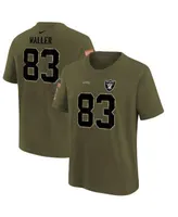 Men's Nike Darren Waller Olive Las Vegas Raiders 2022 Salute To