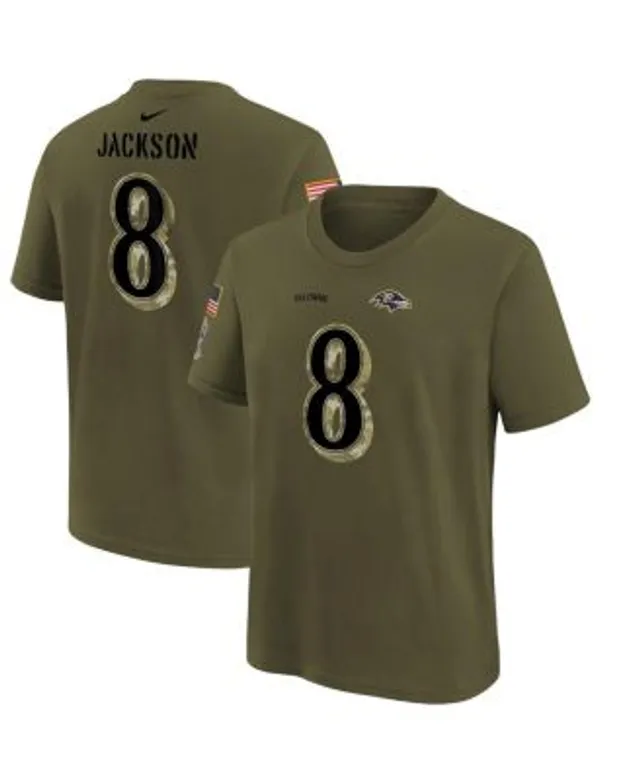 Lids Lamar Jackson Baltimore Ravens Toddler Mainliner Player Name & Number  T-Shirt - Purple