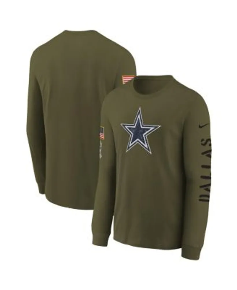 Nike Olive Dallas Cowboys 2022 Salute to Service Long Sleeve T-Shirt