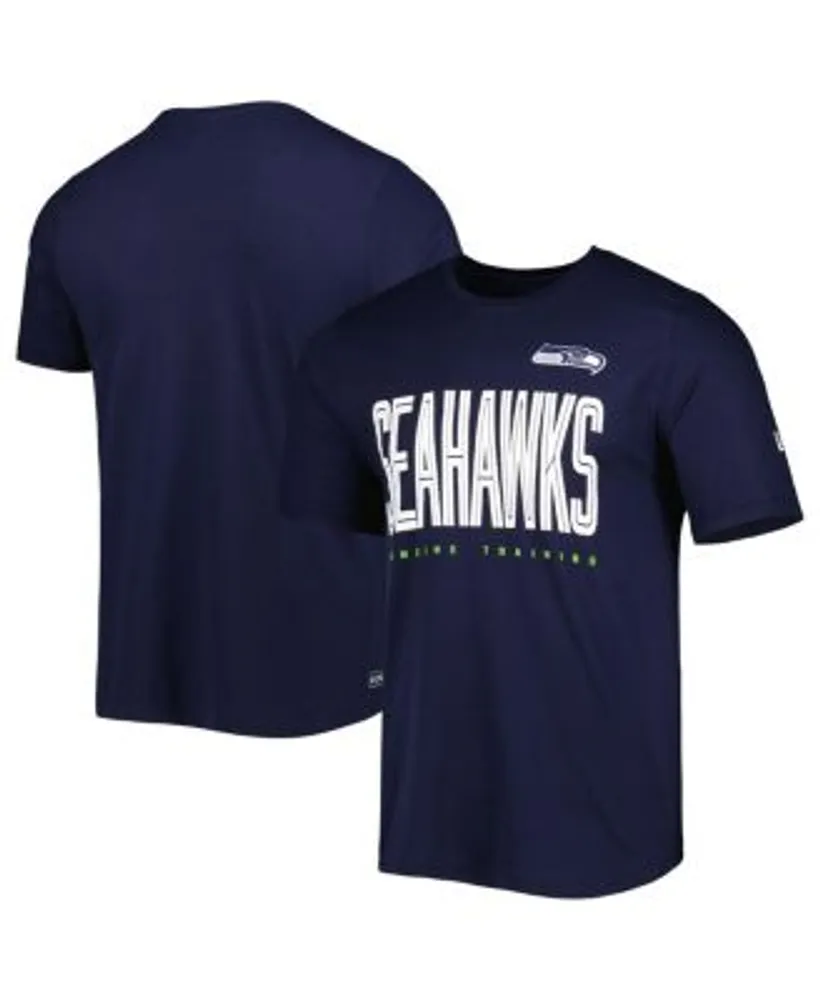 Seattle Seahawks New Era Combine Authentic Split Line Long Sleeve T-Shirt -  College Navy