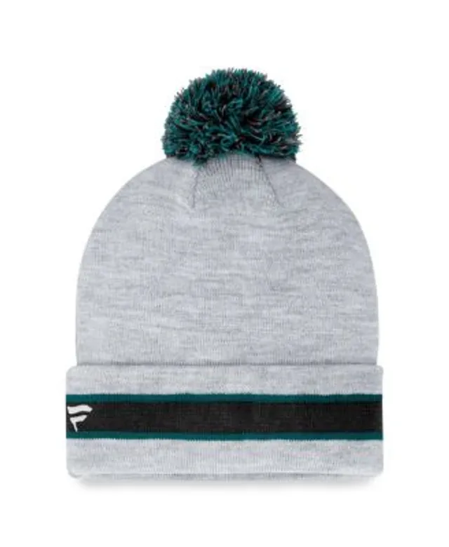 Philadelphia Eagles Rexford Cuffed Knit Hat with Pom - Graphite