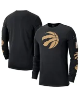 Men's Nike Black Toronto Raptors 2022/23 City Edition Essential Warmup T-Shirt