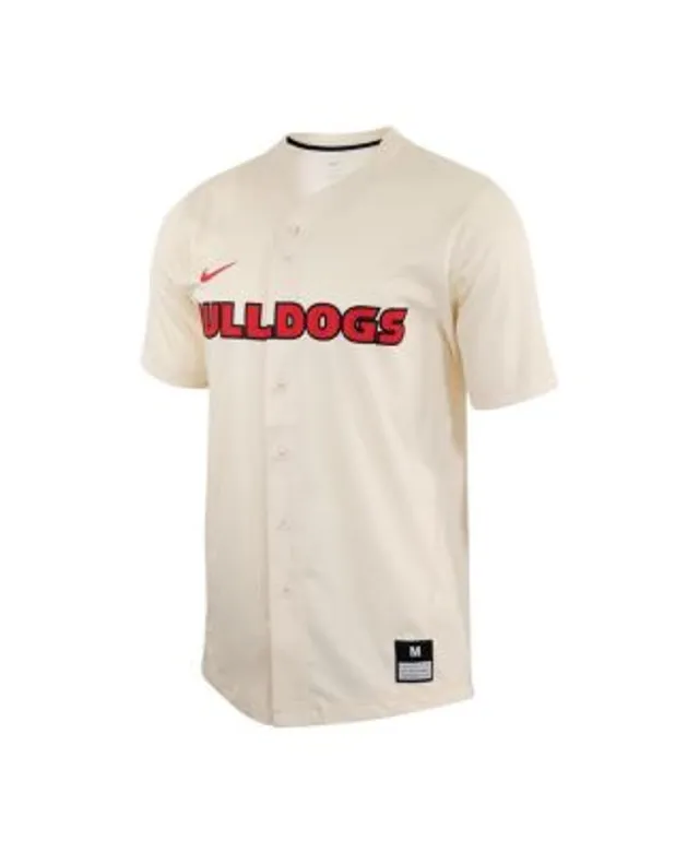 Nike Men's Kansas State Wildcats White Full Button Replica Baseball Jersey, XL