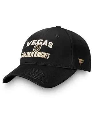 Adidas Men's Black, Blue Vegas Golden Knights Reverse Retro 2.0 Flex Fitted  Hat