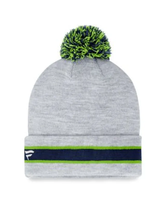 Lids Seattle Seahawks Fanatics Branded 2-Tone Cuffed Knit Hat - Heathered  Gray/College Navy