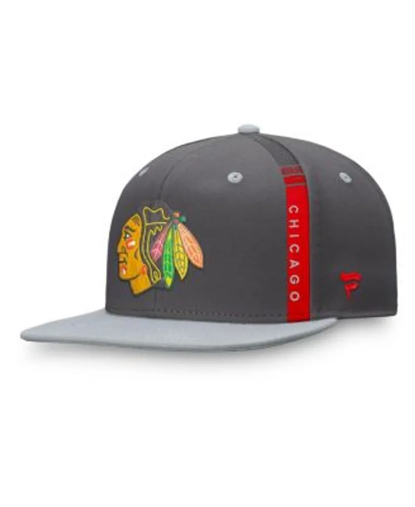 Women's adidas Black/White Chicago Blackhawks Foam Trucker