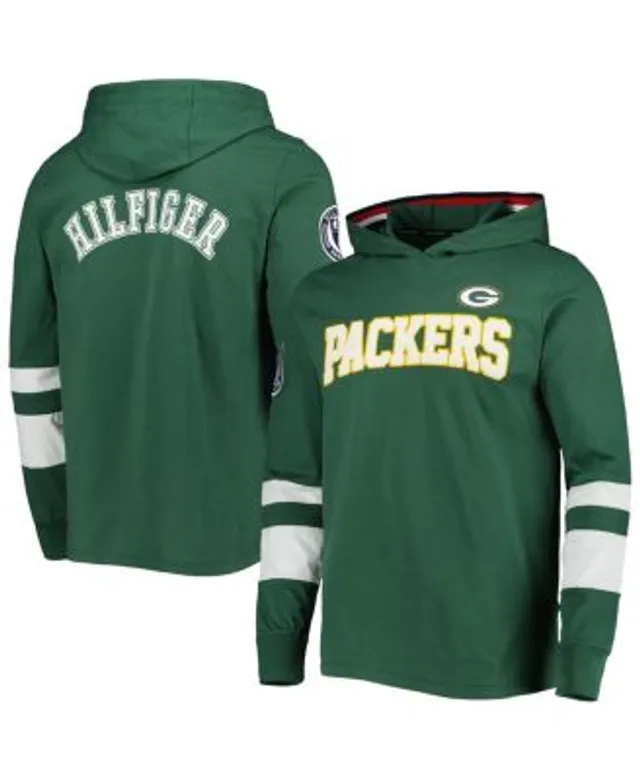 Fanatics Men's Davante Adams Green Green Bay Packers Player Name & Number  Tri-Blend Hoodie T-Shirt