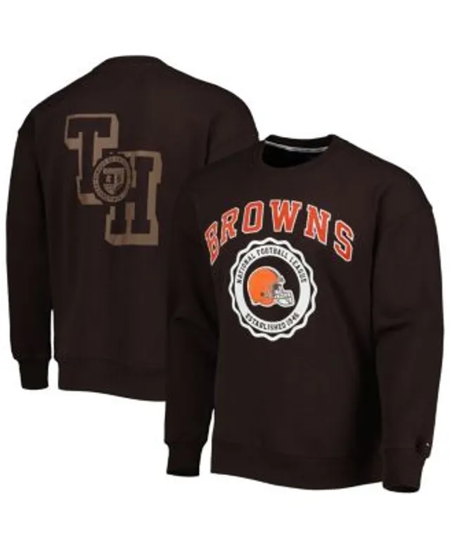 Tommy Hilfiger Men's Brown Cleveland Browns Ronald Crew Sweatshirt