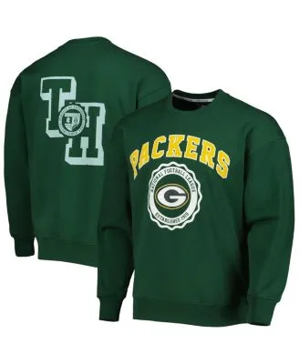 Men's Nike Green/Gold Green Bay Packers Historic Raglan Crew Performance Sweater Size: Large