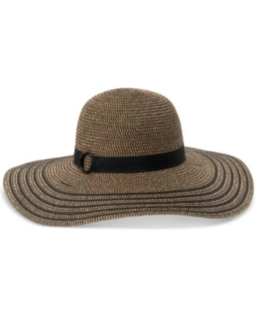 INC International Concepts Striped Floppy Hat, Created for Macy's