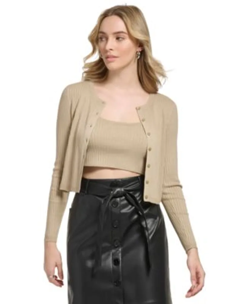 Verspreiding Cusco samenvoegen Calvin Klein X-Fit Cropped Camisole & Cardigan Sweater Set | Foxvalley Mall