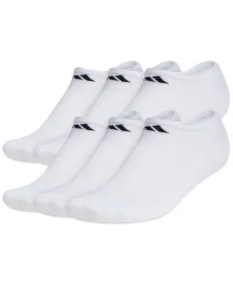 Men's Cushioned Athletic 6-Pack No Show Socks
