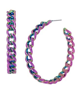 Chain Hoop Earrings