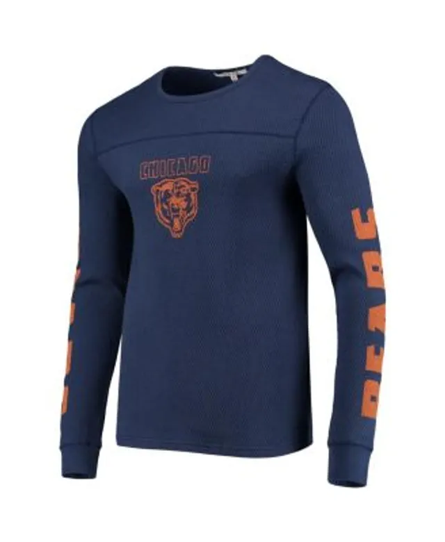 Junk Food Men's Navy Chicago Bears Heavyweight Thermal Long Sleeve T-shirt