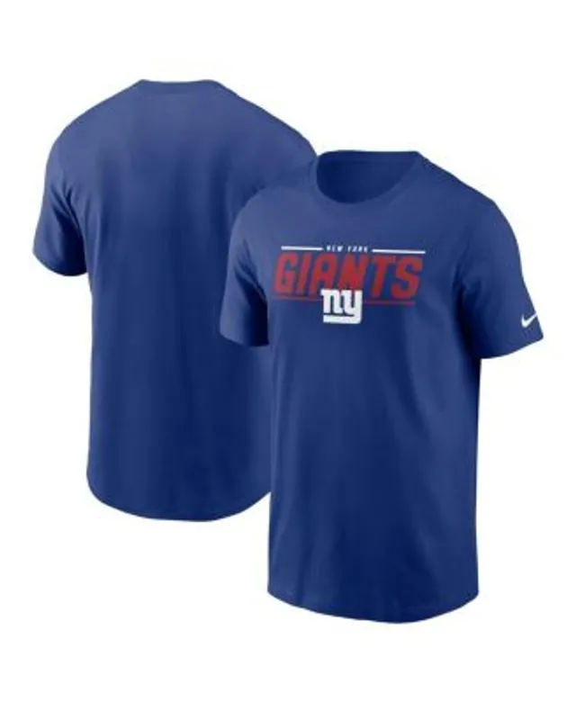 New York Giants Womens Long Sleeve T-Shirt, Nike, Blue, Cotton, Size L, New