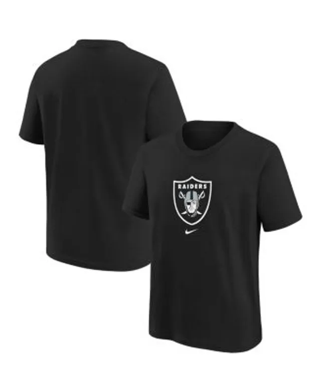 Preschool Las Vegas Raiders Heather Gray Primary Logo T-Shirt in