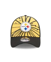 Men's New Era Black/Gold Pittsburgh Steelers Team Banded 39THIRTY Flex Hat