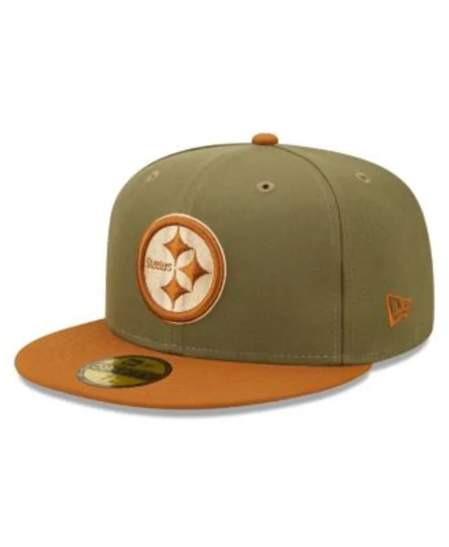 Men's New Era Gray Pittsburgh Steelers Color Pack 59FIFTY Fitted Hat