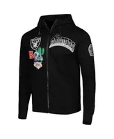 Las Vegas Raiders Nike Performance Sideline Lockup Full-Zip Hoodie - Silver