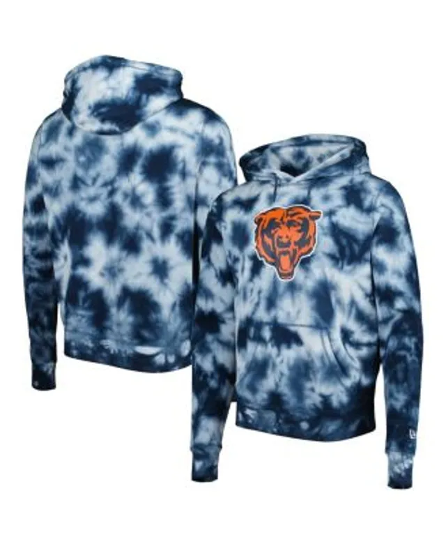 Men's New Era Navy Chicago Bears Throwback Pullover Hoodie