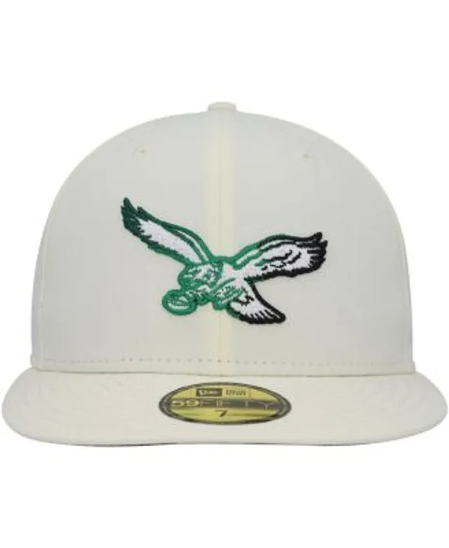 New Era Men's Cream Philadelphia Eagles Color Pack 59FIFTY Fitted
