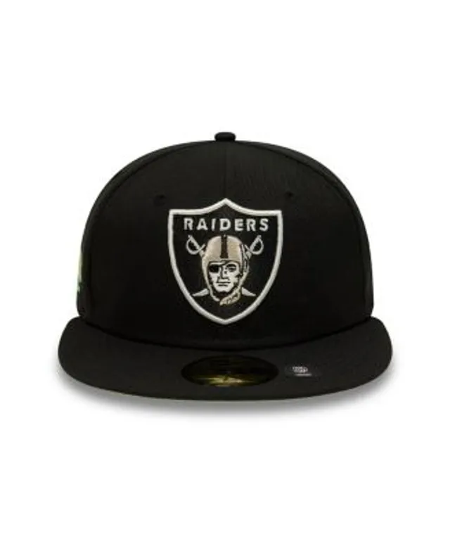 Men's Las Vegas Raiders New Era Black 2022 Sideline 59FIFTY Pop