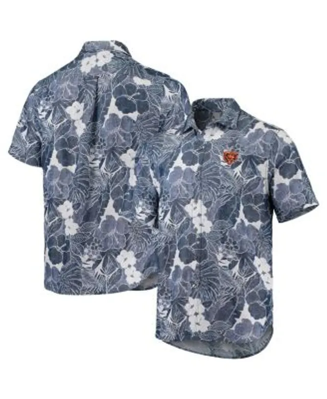 FOCO Men's Cream Chicago Bears Paradise Floral Button-Up Shirt - Macy's