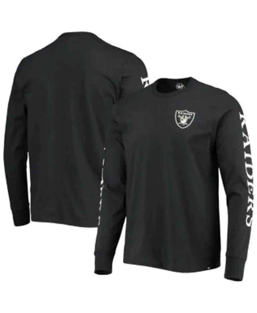 47 Black Las Vegas Raiders Franklin Long Sleeve T-Shirt