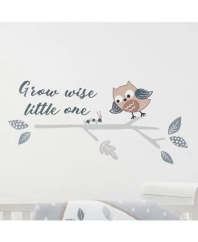 Animal Alphabet Beige/Gray Bear/Owl/Fox Woodland Wall Decals – Lambs & Ivy