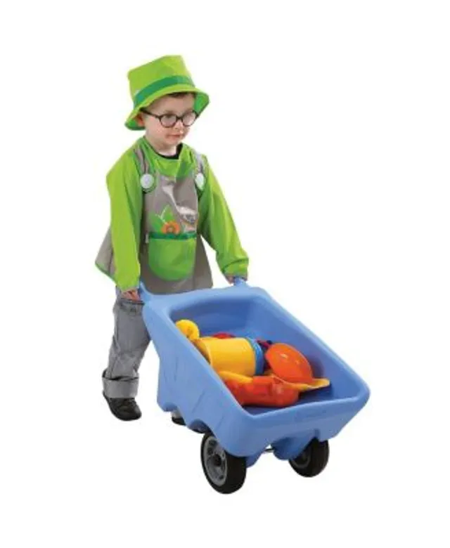 Wesco Toddler Sized Small Wheelbarrow in Blue Hawthorn Mall