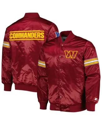 Men's Nike Burgundy Washington Commanders Performance Sideline Lockup  Full-Zip Hoodie